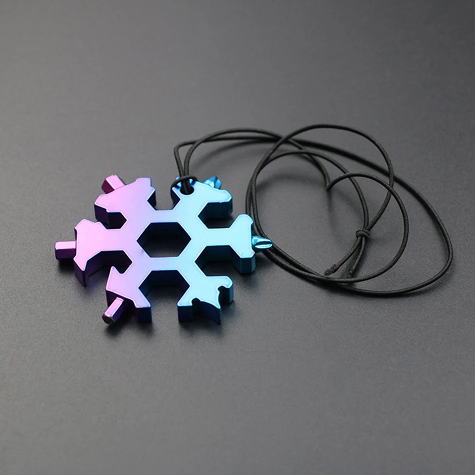 EDC Снежинка гаечный ключ инструмент Творческий открытый универсальный подарок