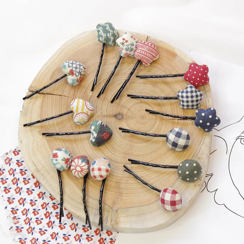 Бесплатная доставка модные детские аксессуары для волос с сердцем тканевые