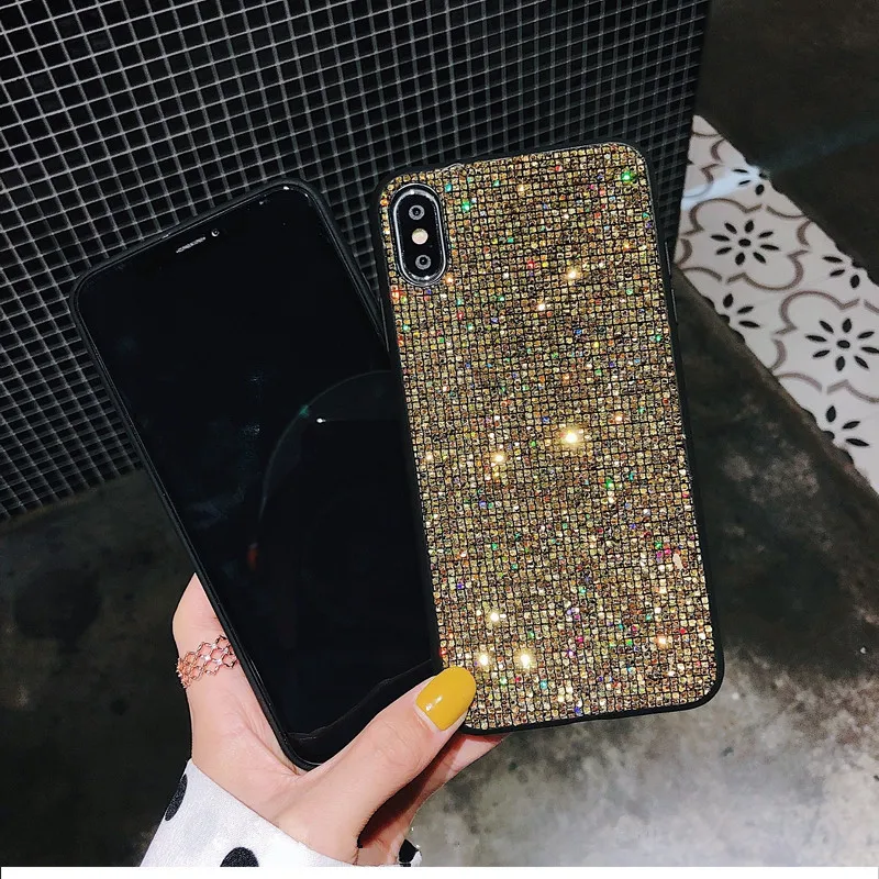 Стразы, блестящий чехол для телефона для iphone XS MAX XR X 7 8 Plus 6 6s, Мягкий Силиконовый ТПУ чехол s, алмазная сексуальная девушка, красивый чехол