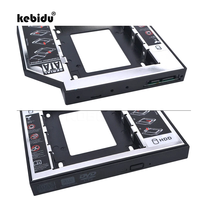 Kebidu НОВЫЙ 2 5 &quotSATA 3 0 второй пластиковый SSD HDD HD Жесткий диск Драйвер Caddy 12 7 мм
