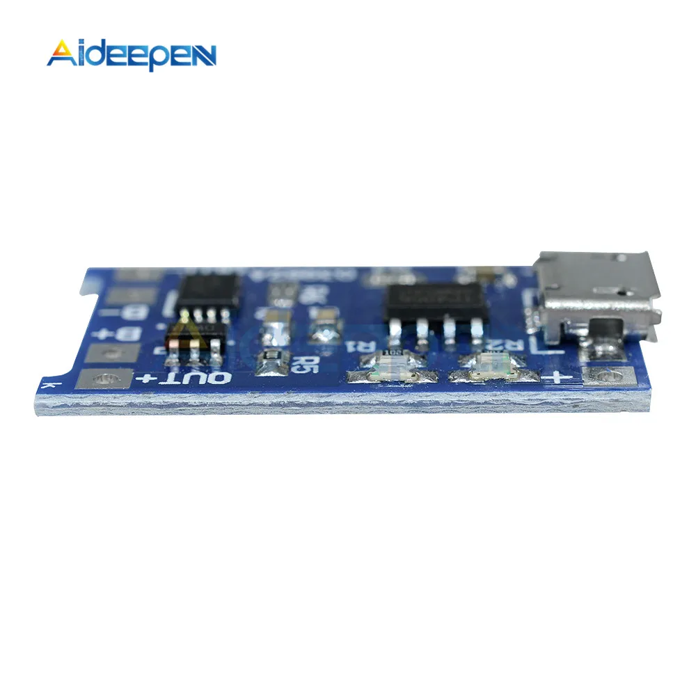 Зарядная плата TP4056 5 В 1 А Micro USB 18650 литиевая батарея зарядный модуль с двойной