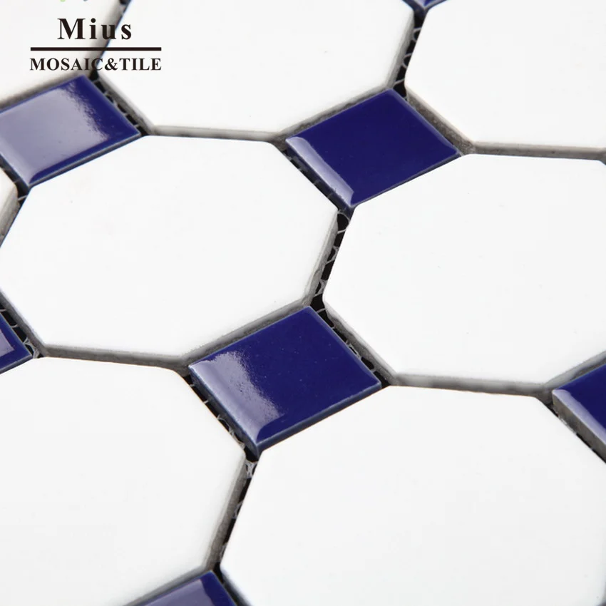 

Blue mix ceramic mosaic tile bathroom design