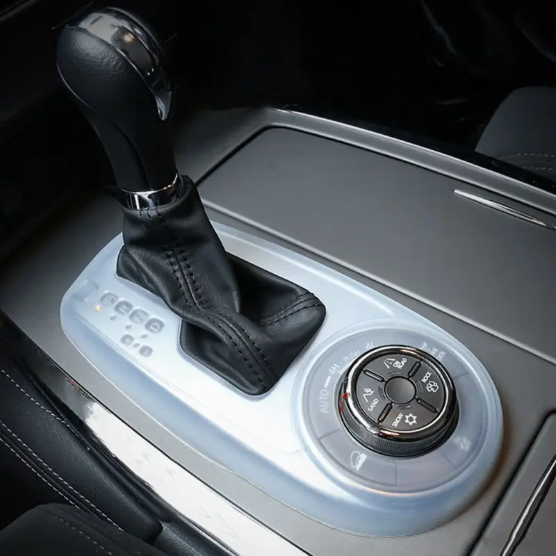 Мягкая Белая резиновая Пылезащитная крышка коробки передач для Nissan Patrol Y62 Armada 2016
