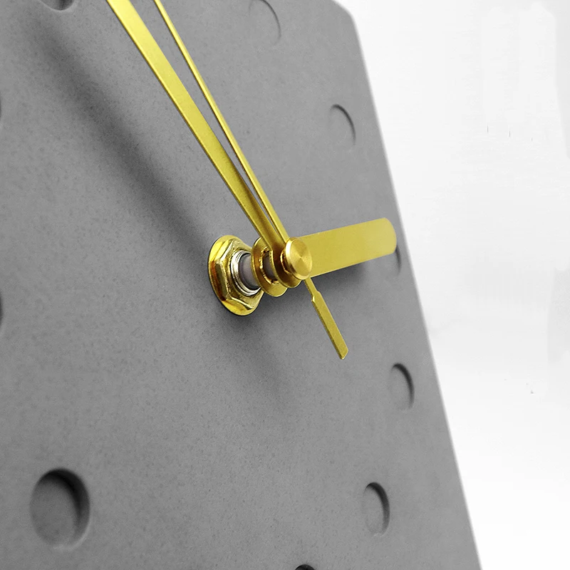 Простые Стильные бетонные настольные часы абстрактное искусство промышленный