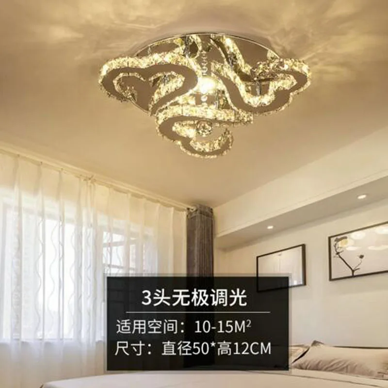 Современный минималистичный светодиодный хрустальный светильник для гостиной