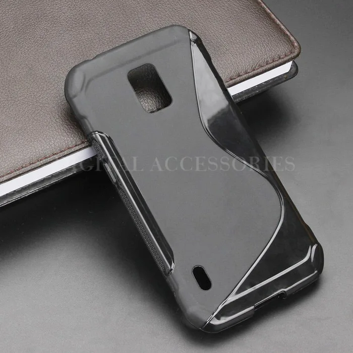 7 цветов S-Line противоскользящий гель ТПУ тонкий мягкий чехол задняя крышка для