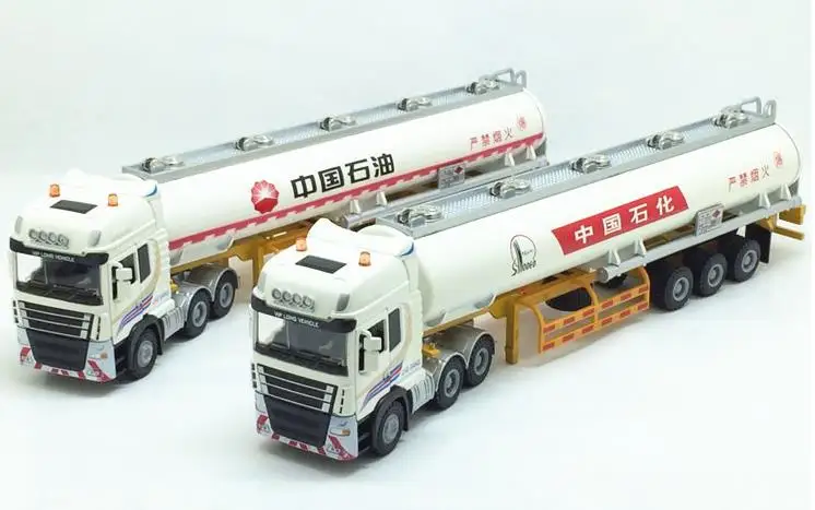 Высокая моделирования Sinopec нефтяной инженерии модель грузовика, 1:50 сплава модель игрушки, металлические литья, игрушечные транспортные средства