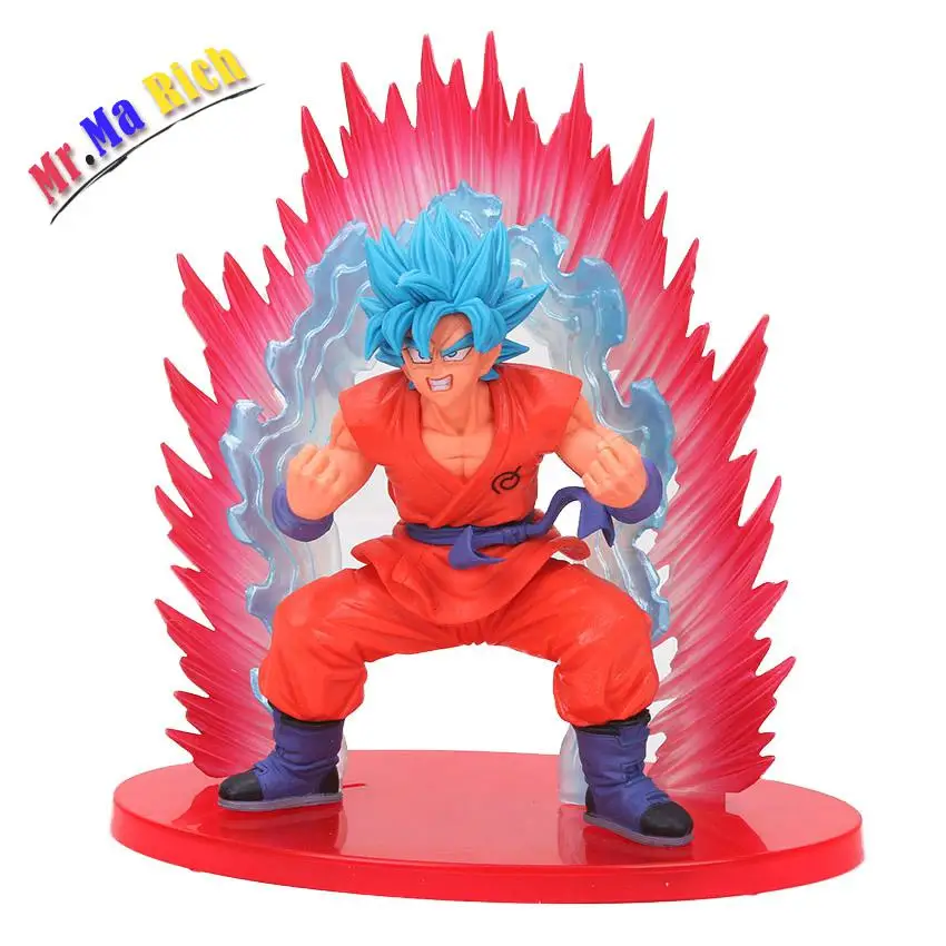 Экшн фигурки Kaioken Blue SSGSS Cho Shin Gi Den Super Saiyan God Son Goku ПВХ 20 см|Игровые и трансформеры| |