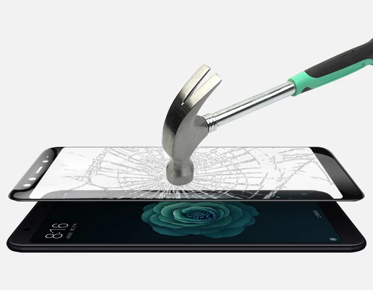 Защитное стекло для экрана xiaomi mi a2 lite, полностью проклеенное покрытие mofi xio mi a2, ультратонкое прозрачное стекло для экрана xiaomi mi a2 lite
