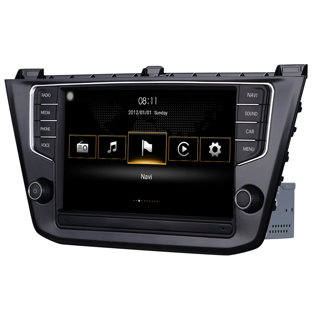 Для VW Tiguan 2016 для Volkswagen MIB 4 Система Android Авто Автомобильный мультимедийный плеер