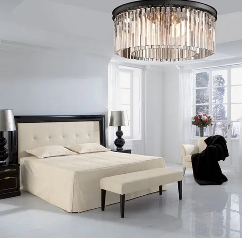 Американская круглая Хрустальная ретро люстра в стиле лофт светодиодные