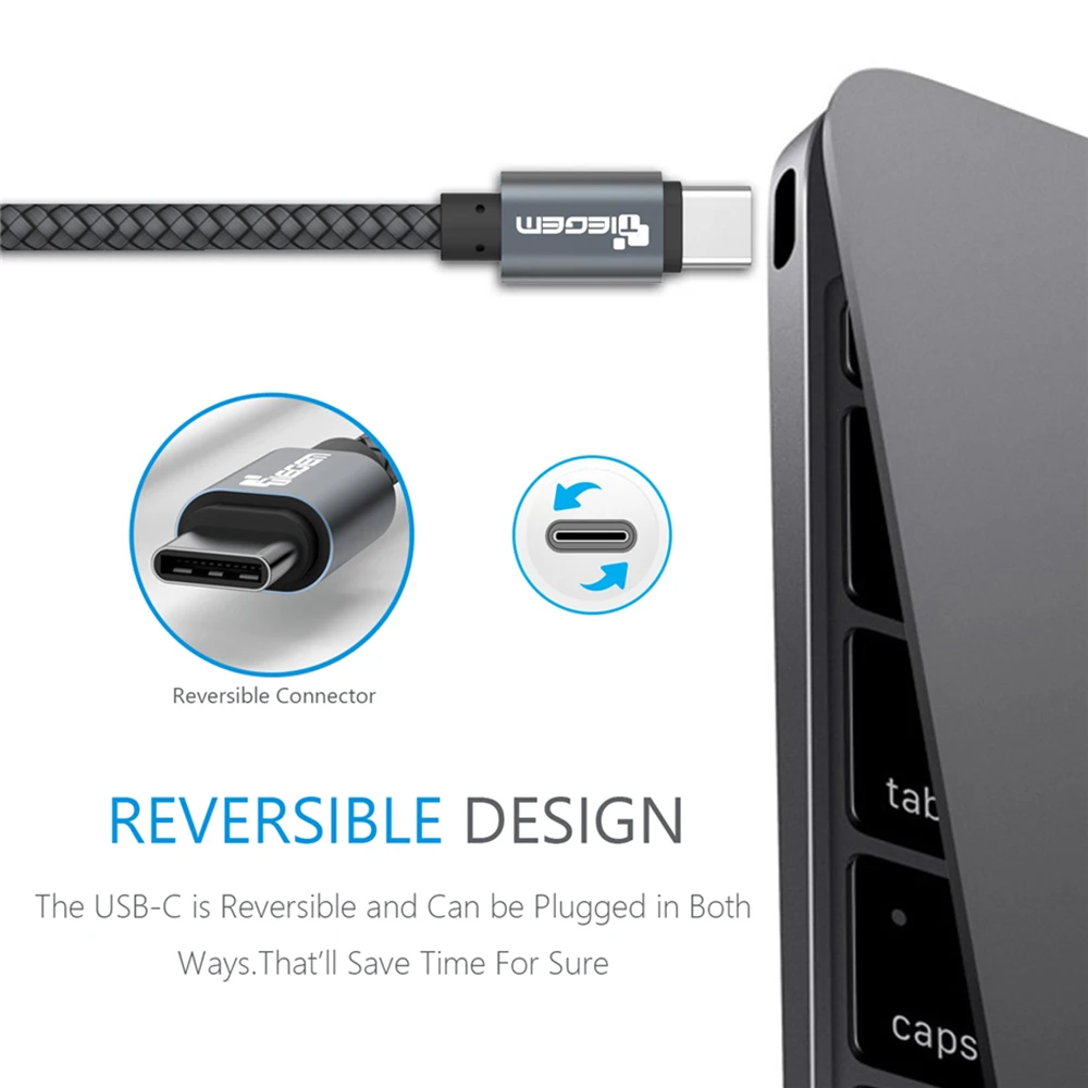 TIEGEM USB 3.1 Type C Кабель 2а Мобильный Телефон Синхронизации Данных Быстрая Зарядка Type-c