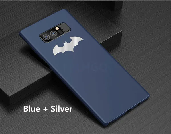 Blue Silver Роскошный чехол для телефона для samsung Galaxy Note 8, Ультратонкий матовый автомобильный Магнитный чехол-держатель для Galaxy S8, S9, S10 Plus, E, Note 9, чехол - Цвет: Blue Silver