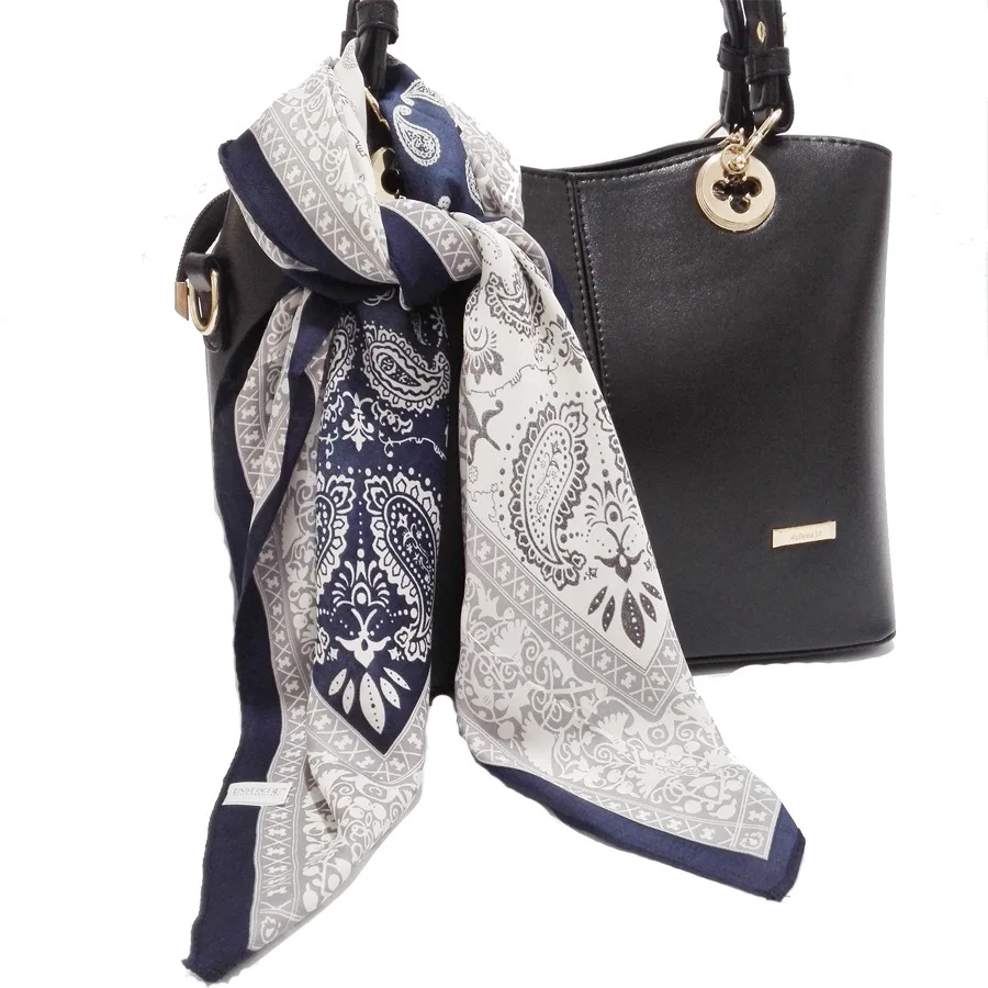 Фертильный весенний маленький квадратный шелковый шарф Женский брендовый