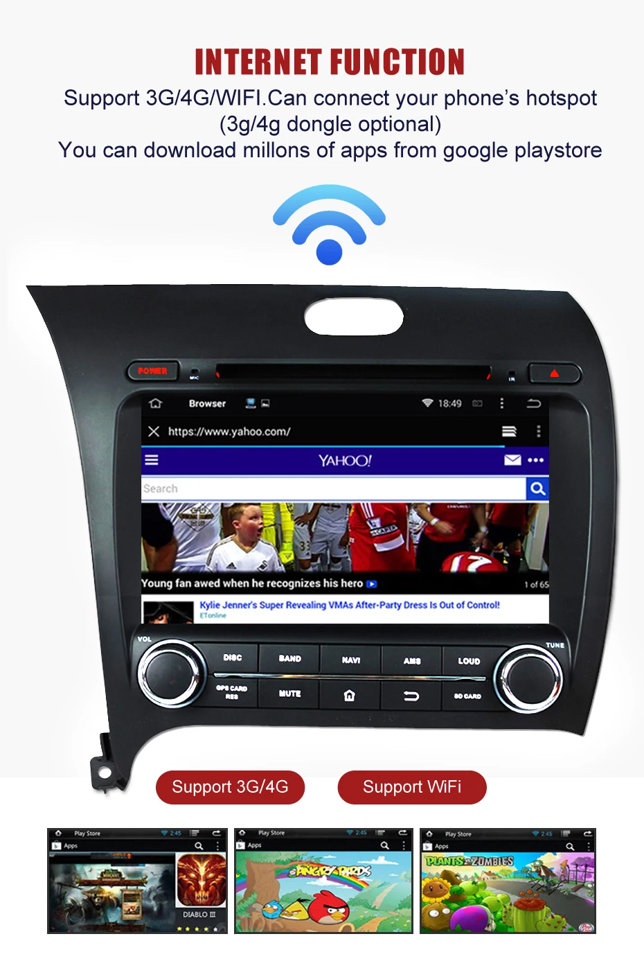 KANOR Android 9,0 Восьмиядерный 4+ 32g 2din автомобильный DVD Радио Видео плеер для KIA Cerato Forte K3 2013 с gps навигацией аудио
