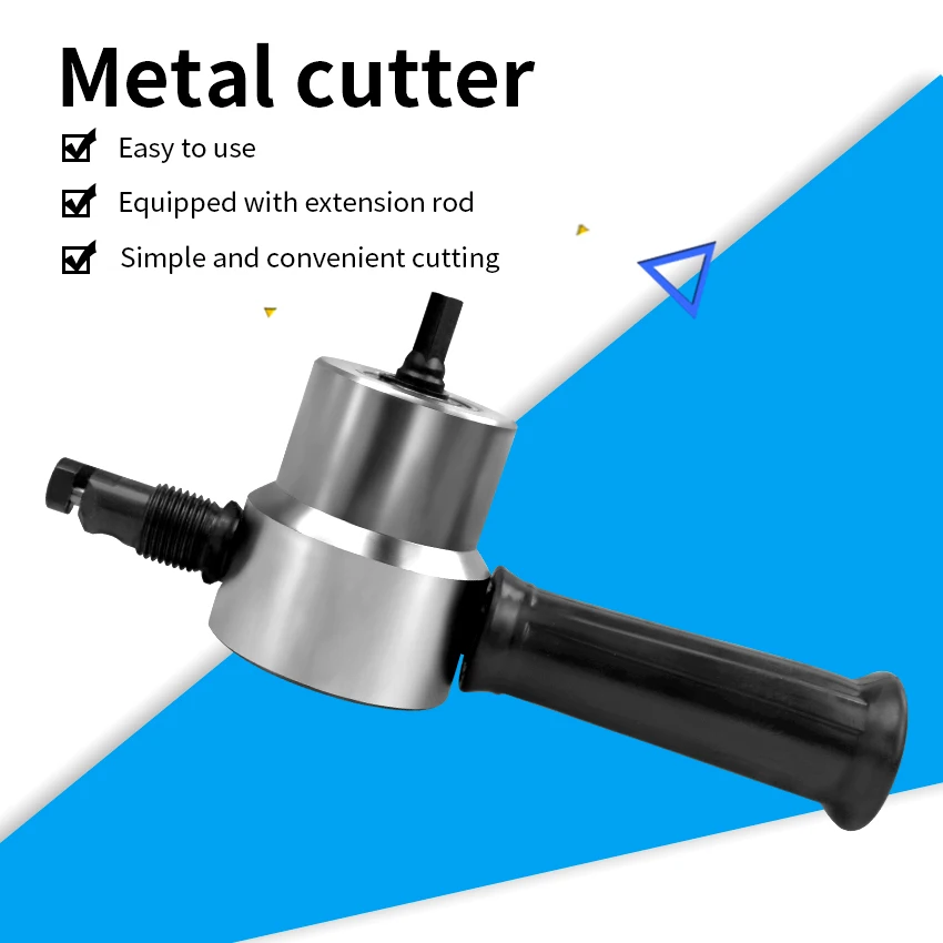 Double Head Cutter Tool Drill Attachment Free Cutting Nibbler Sheet Metal New | Инструменты