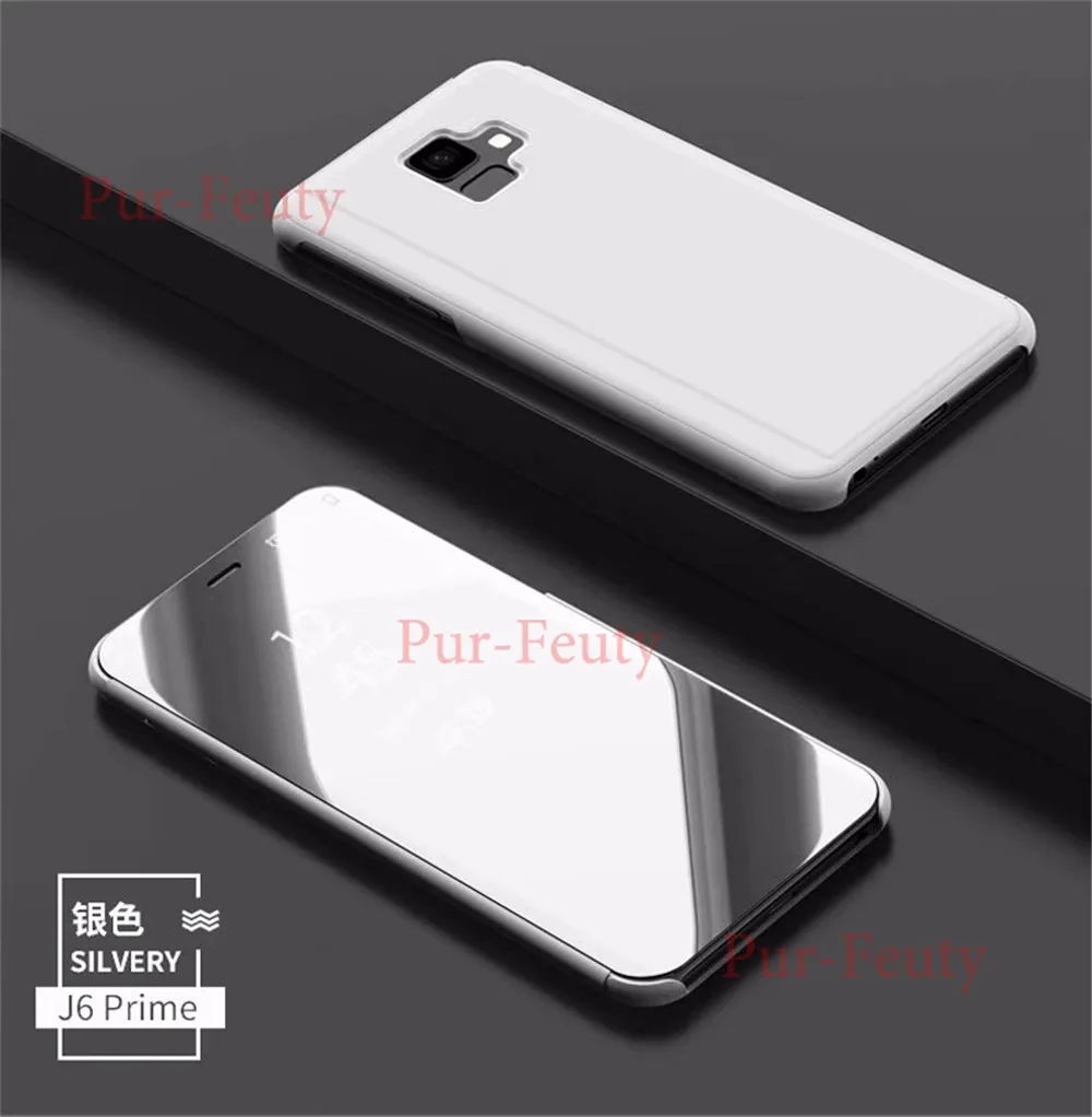 Для samsung J6 Prime чехол J6 плюс SM-J610FN/DS Чехол класса люкс Smart View кожаный чехол для samsung SM-J610F J610FN J610G J610 крышка