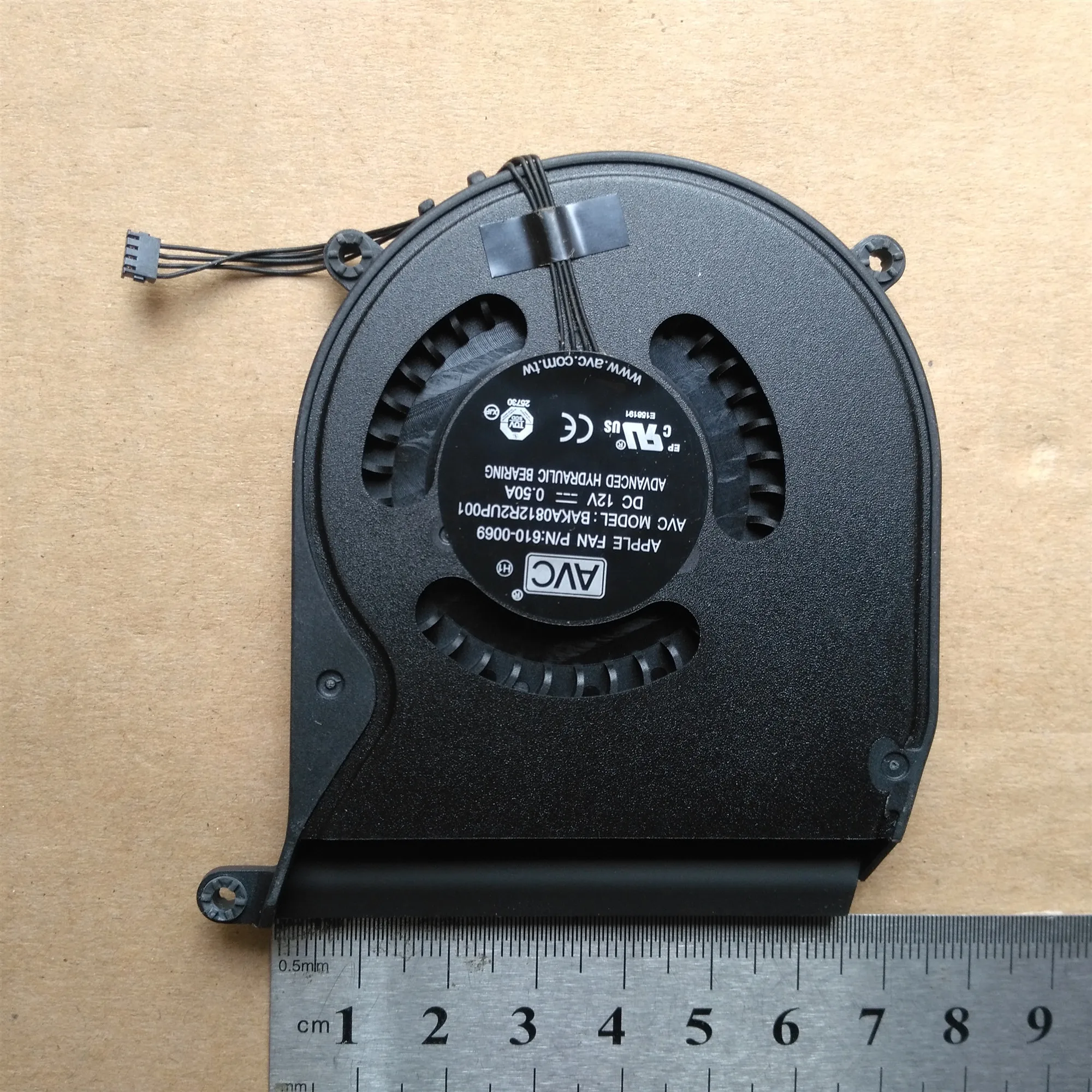 New laptop CPU cooling fan for Apple Mac mini A1347 MC270 Mid 2011 MC815 816 AVC BAKA0812R2UP001 DC12V 0.50A P/N:610-0069 | Компьютеры и