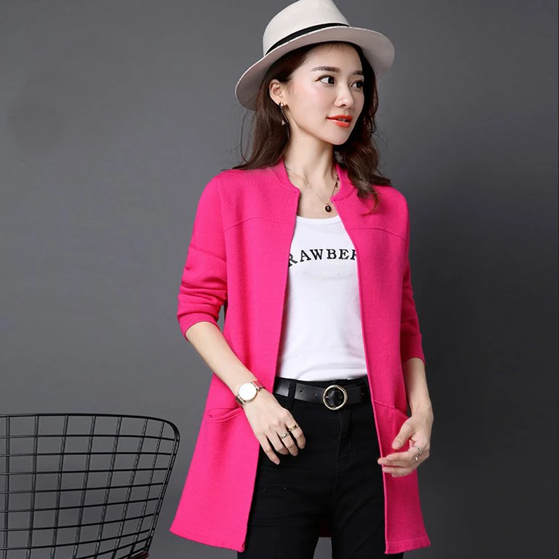 Winter Warm Thick Jacket Women Red Rose Harajuku Slim Long-sleeved Cardigan Jackets Commuter Female Models Clothing Tops | Женская