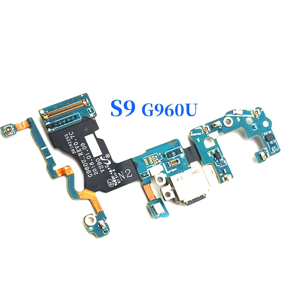 Для samsung Galaxy S9 Plus G960F G965F USB гибкий кабель порт зарядное устройство разъем док-станция плата компонент запасные части