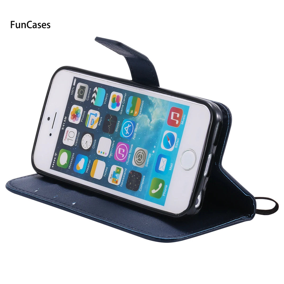 Новейший бумажник чехол для телефона СПС Funda iPhone 5 Держатели клипсы винтажный