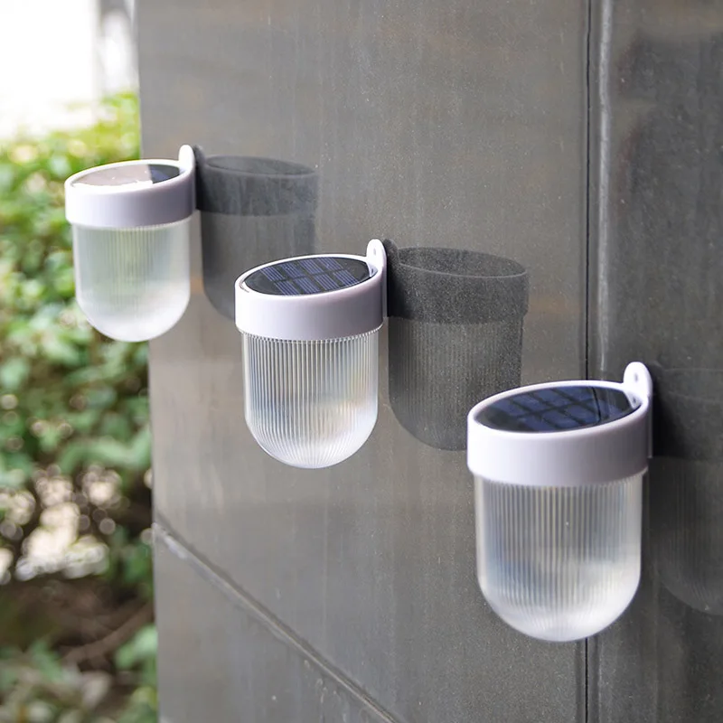 

1 Pcs LED Solar Fence Light 3 LED Dual Color White Warm White Wall Garden Outdoor Lamp HVR88