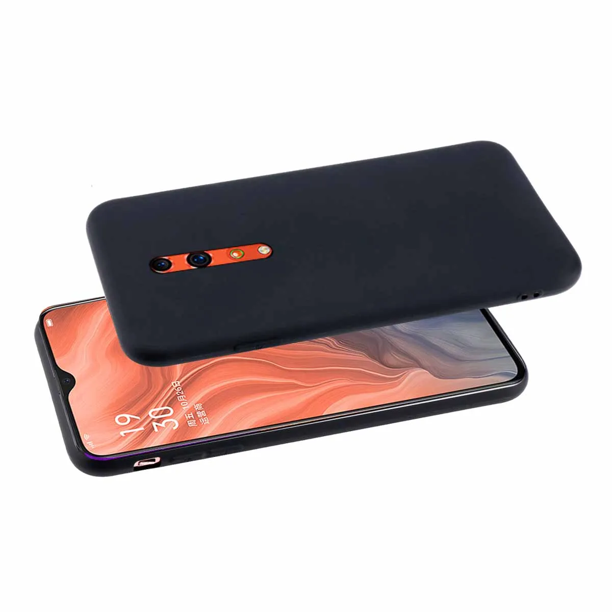 Тонкий ТПУ чехол для телефона Oppo Reno Z/Realme X/Realme C2/K3 яркие цвета противоударный