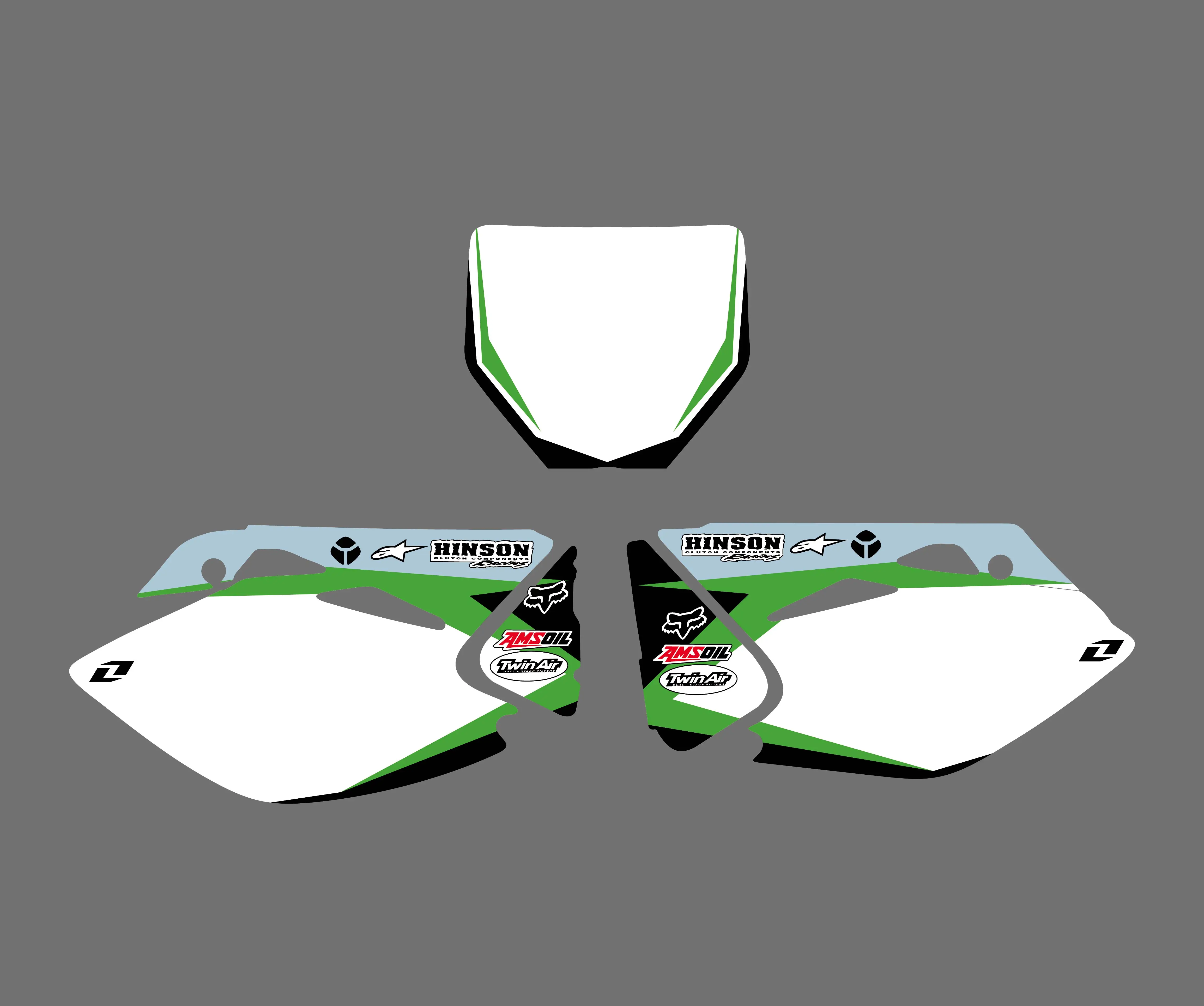 NICECNC 0240 графика и фоны наклейки Наборы для Kawasaki KX450F KXF450 2006 2007 2008 KX 450F KXF 450|sticker kit|decal
