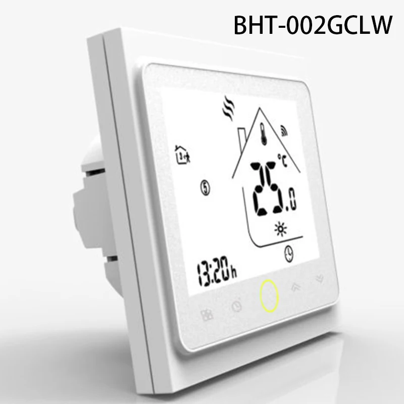 White for Gas Boiler Умный программируемый WiFi беспроводной цифровой термостат ЖК-приложение управления для нагрева - Цвет: White for Gas Boiler