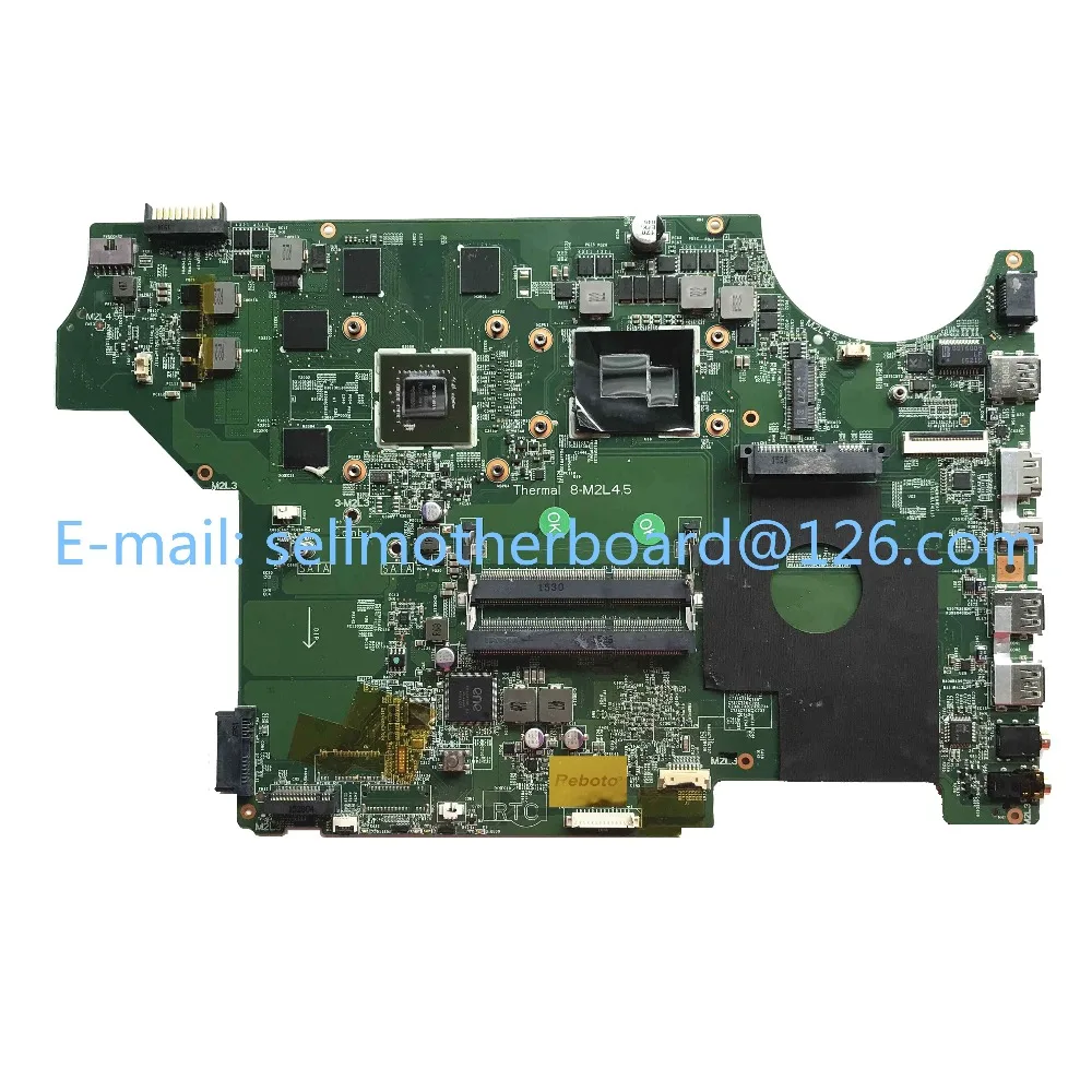 Reboto для MSI GE62 2QD материнская плата для ноутбука с i7-5700HQ 2,7 ГГц cpu MS-16J21 REV: 1,0 GTX960M материнская плата протестированная Быстрая
