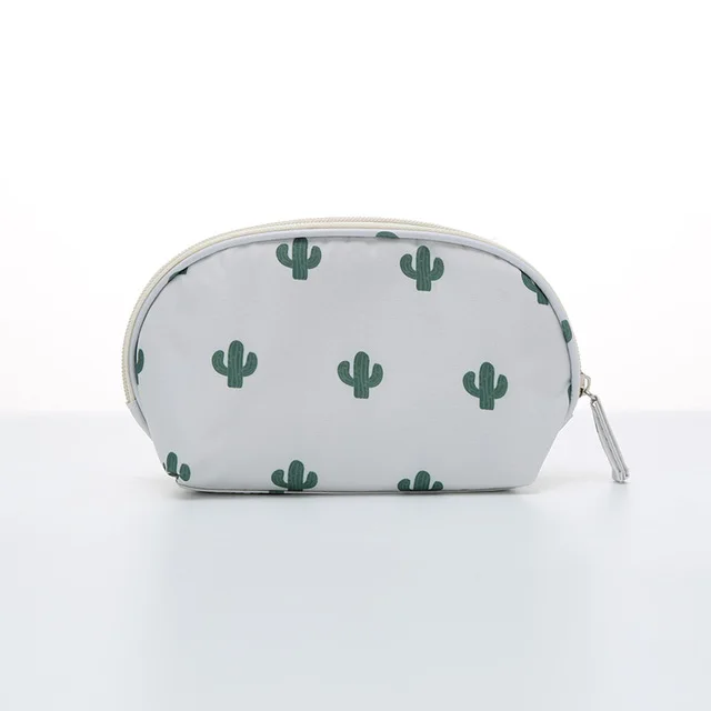 Cactus Cosmetic Bag ZDARLBO дорожная портативная Водонепроницаемая косметичка для женщин, органайзер, фламинго, косметички, косметички, косметичка для Хранения Туалетных принадлежностей, сумка для туалета - Цвет: Cactus Cosmetic Bag