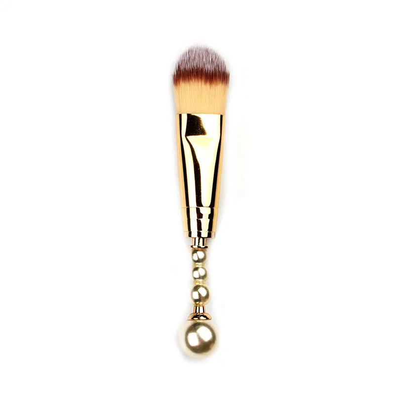 Foundation brush Бровей и ресниц кисточки professional ресницы Расческа для бровей Макияж расчёски для волос черный Тушь для ресниц косметика красота make up Инструменты - Handle Color: Foundation brush