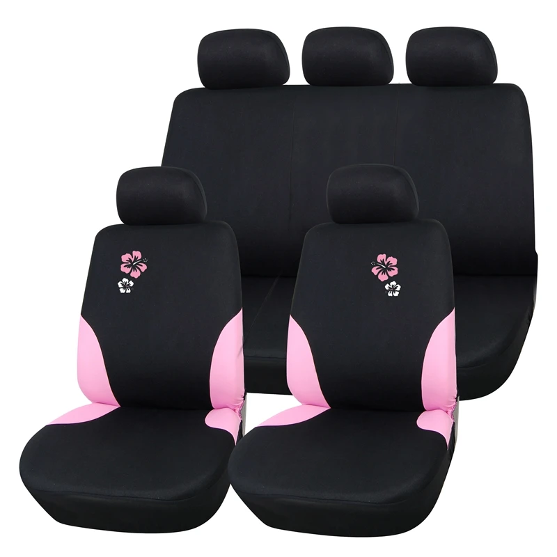 Универсальные чехлы для автомобильных сидений милые розовые автомобильные