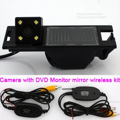 wireless AV input Для hyundai IX35 IX 35 2008 2009 2010 2011 2012 2013 Tucson Авто резервная Парковка заднего вида Беспроводная камера для машины мониторы - Название цвета: wireless AV input