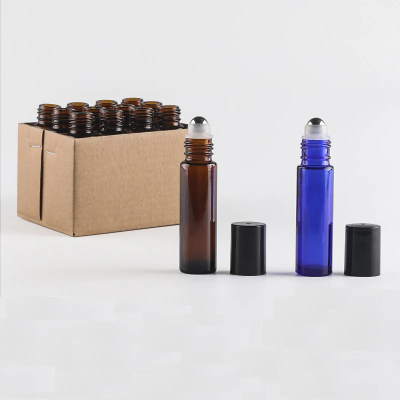 12 шт. стеклянные бутылки для эфирных масел 10 мл | Красота и здоровье