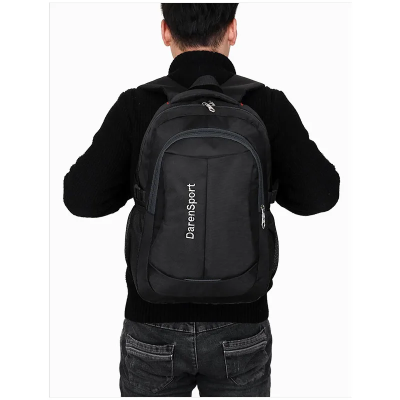 Рюкзак мужской нейлоновый деловой Модный вместительный ранец для ноутбука и