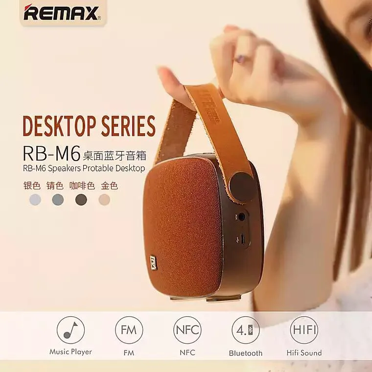 Bluetooth колонка Портативная Беспроводная Remax M6 сабвуфер стереозвук супер бас