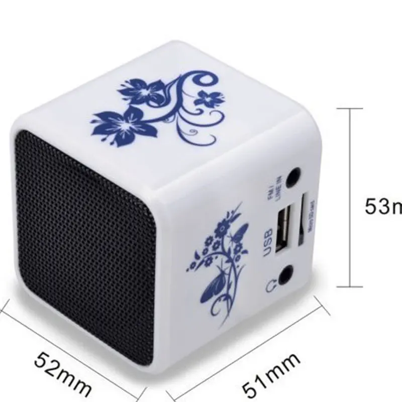 Мини Портативный LED Динамик Поддержка MP3 TF / SD карта u диск FM радио для Мобильный