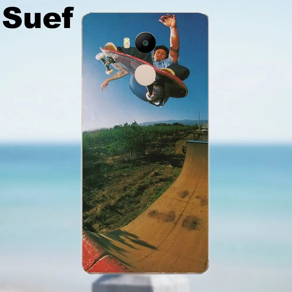 Suef For Xiaomi Redmi 4 3 3S Pro Mi3 Mi4 Mi4i Mi4C Mi5 Mi5S Mi Max Note 2 Soft TPU Protective Tony Hawk Skateboard Legend | Мобильные