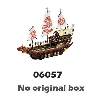 No original box PDF 2363 шт., новое издание, лодка-Баунти с драконом ниндзя, модель 10723, строительные блоки, детские игрушки, кирпичи, совместимые с Лаго - Цвет: No original box PDF