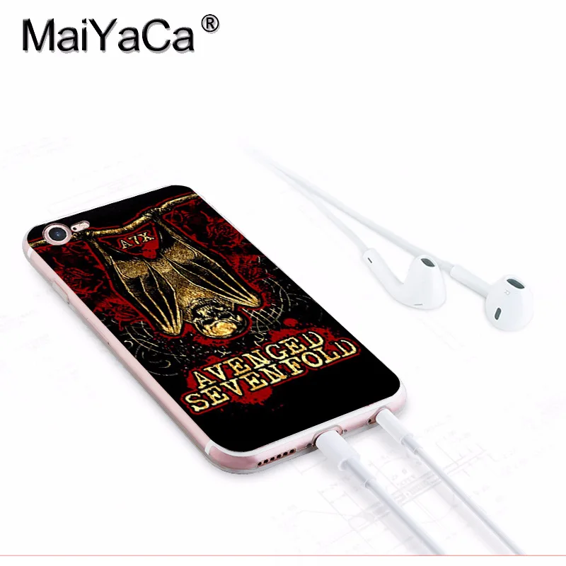 5 MaiYaCa Avenged Sevenfold роскошный резиновый чехол для телефона iphone 11 pro 8 7 66S Plus X 10 5s SE XS XR XS MAX Coque Shell - Цвет: 5