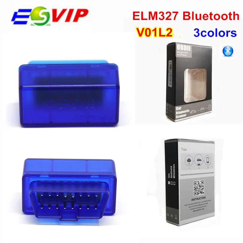 Новейший obd-ii elm327 V1.5 Супер Мини ELM327 Bluetooth V01L2-1 OBD2 сканер/считыватель кода