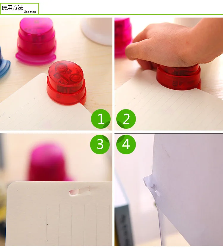 Экологически чистый степлер из АБС пластика новинка школьный и офисный без