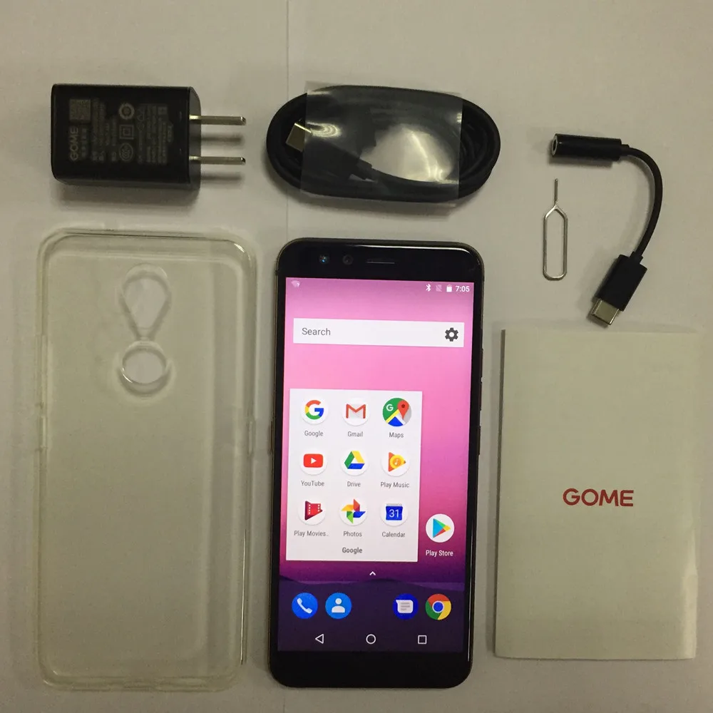 Gome U7 Mini 5,4" 4 Гб 64 Гб распознавание радуги спереди 16.0MP сзади 13.0MP MT6797 Deca Core 2800 мАч отпечаток пальца мобильного телефона