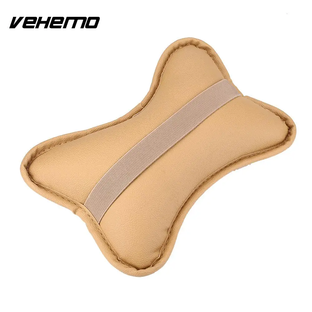 Автомобиль NeckPillow из искусственной кожи подголовник сиденья Отдых Подушка