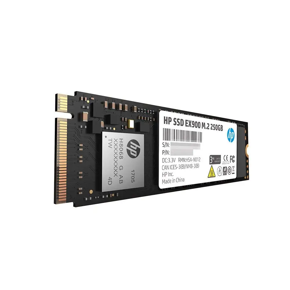

Original HP SSD 250GB EX900 M.2 PCIe 3.1 x 4 NVMe 3D TLC NAND m.2 ssd for Gaming Desktop PC HDD Internal Solid State Drive 50gb
