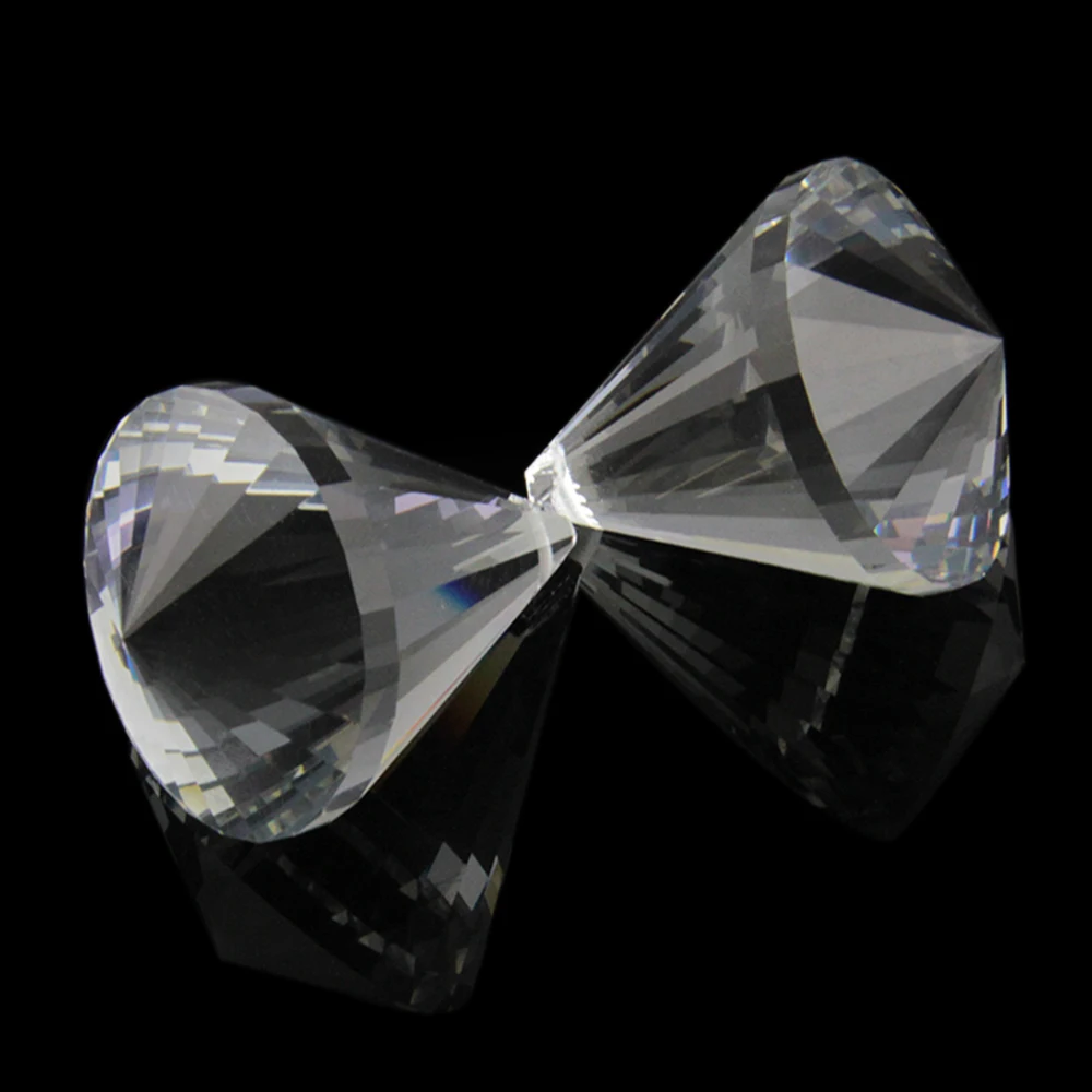 

48PCS/lot,Free shipping 40mm crystal diamond ball,crystal chandelier ball parts for wedding& fengshui products ,X-MAS decoration