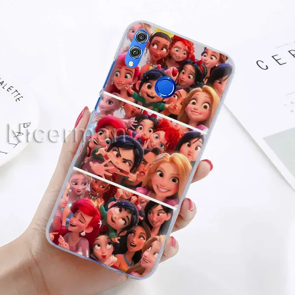A-01 Чехол для телефона для Honor Y9 Y7 Y5 Y6 Y9 Honor 10 20 Lite 8X 8A играть прозрачная крышка Капа Аладдин, Принцесса Жасмин Капа Coque - Цвет: A-01