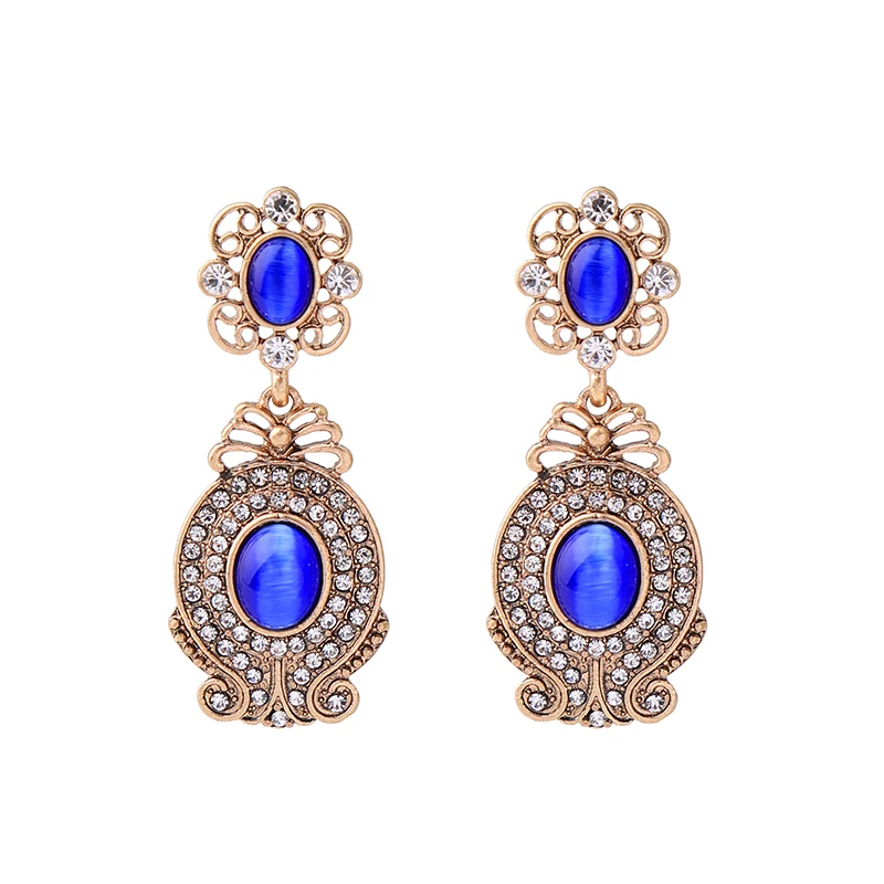 Женские серьги в винтажном стиле с геометрическим рисунком|vintage earrings|vintage style