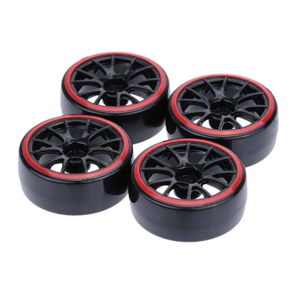 4 шт. 1/10 автомобильные шины для дрифта жесткие Traxxas HSP Tamiya HPI Kyosho автомобиль дрифтинга по дороге|Детали и